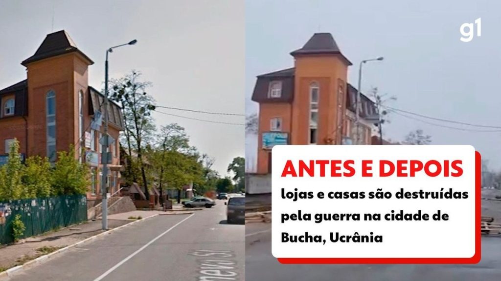 Before and after: Video showing the devastation in a city as Ukraine accuses Russia of a massacre |  Ukraine and Russia