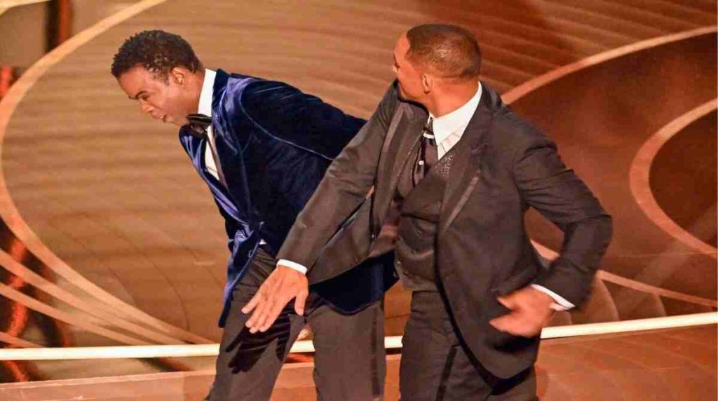 Chris Rock talks about slapping Will Smith during an American concert