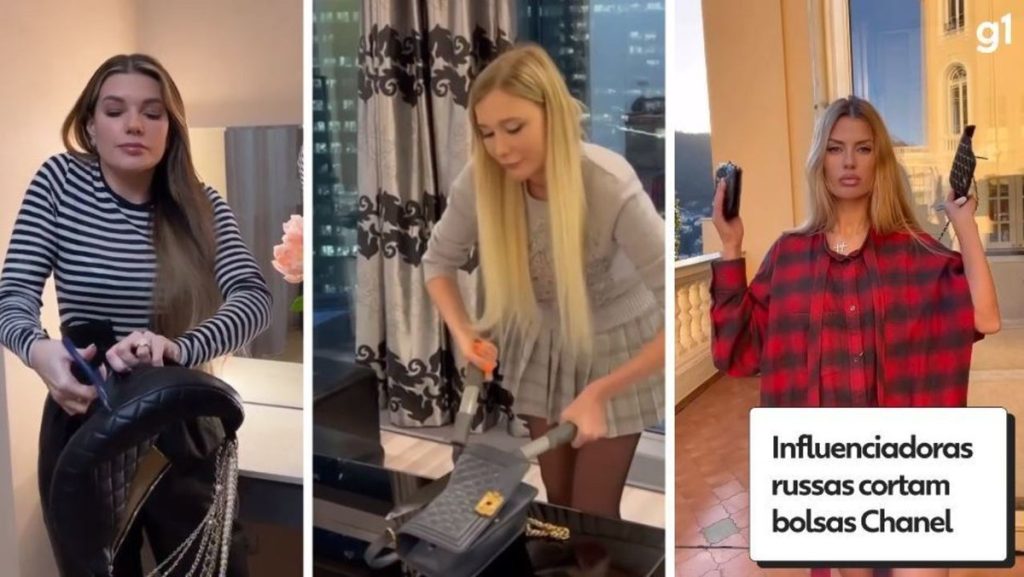 Russian influencers destroy Chanel bags in protest against the brand |  Fashion and beauty