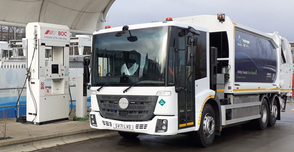 Allison gearbox is the UK's first hydrogen-powered waste collection vehicle