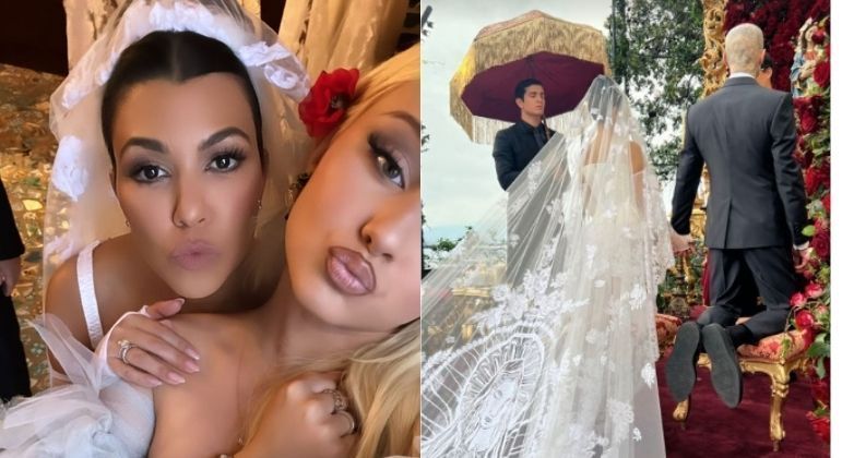 Kourtney Kardashian marries Travis Parker in Italy