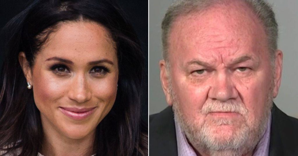 Meghan Markle's father was hospitalized after suffering a stroke and became unable to speak