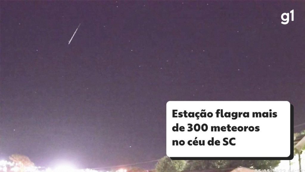 The station captures more than 300 meteors in the sky of Santa Catarina;  Video |  Santa Catarina