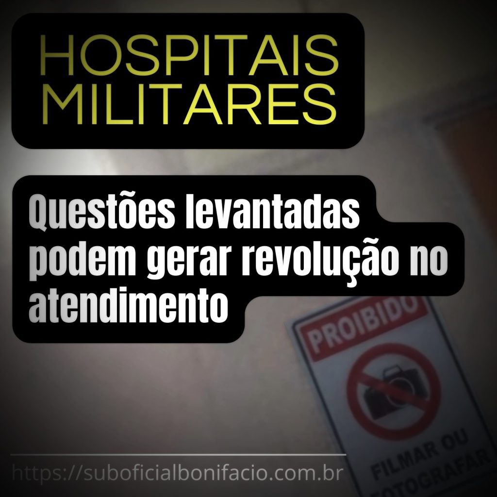 Military hospitals.  But photography is forbidden!  The question about military hospitals can revolutionize care