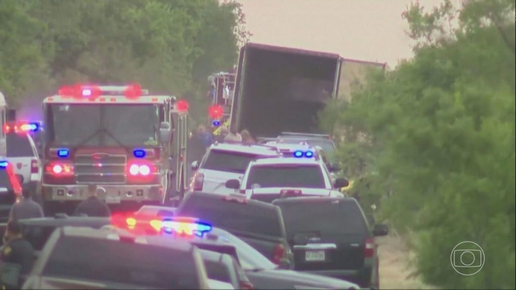 46 people found dead in a truck in the United States |  Globalism