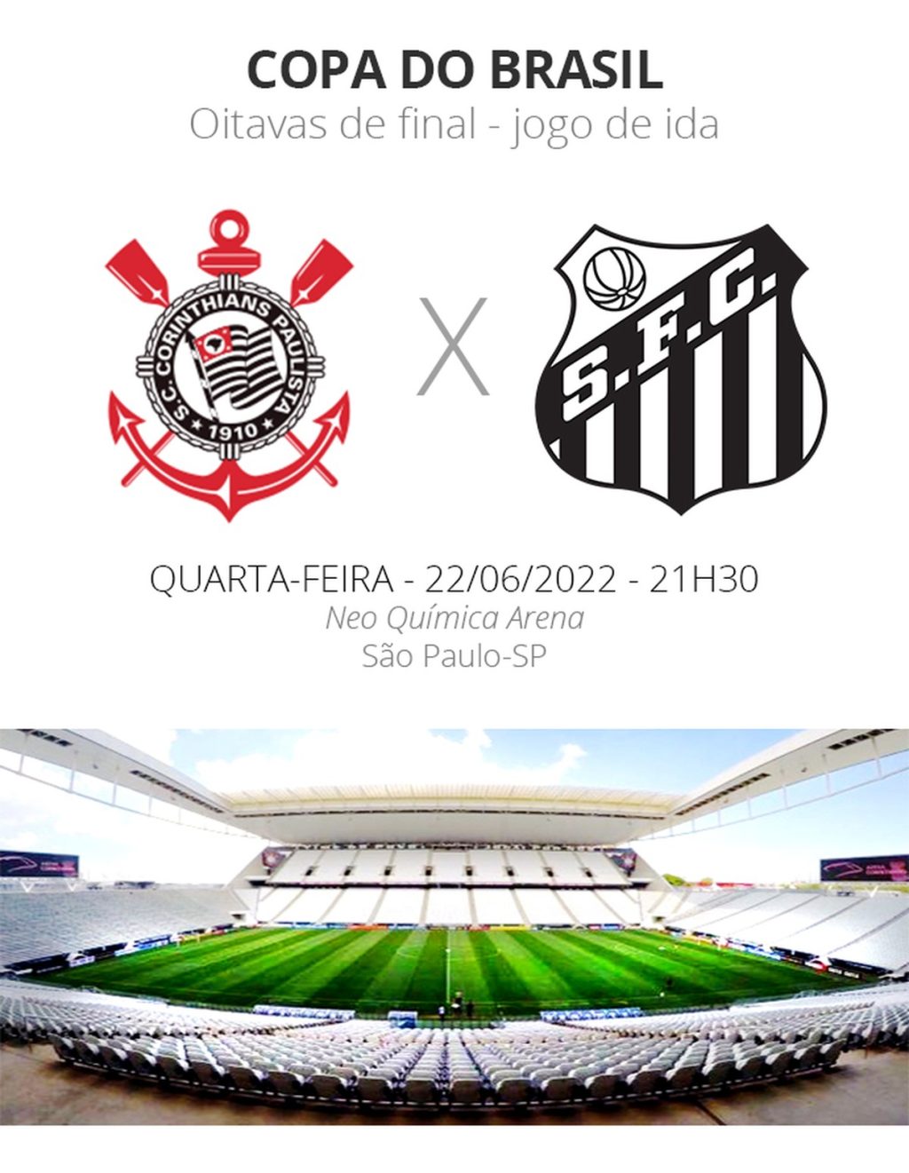 Corinthians vs Santos: Watch where to watch, line up, embezzlement and judging |  Brazil Cup