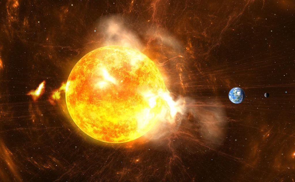 A solar strand 30 times longer than Earth is expected to hit us