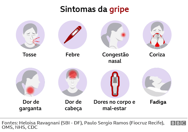 Explanation of influenza symptoms