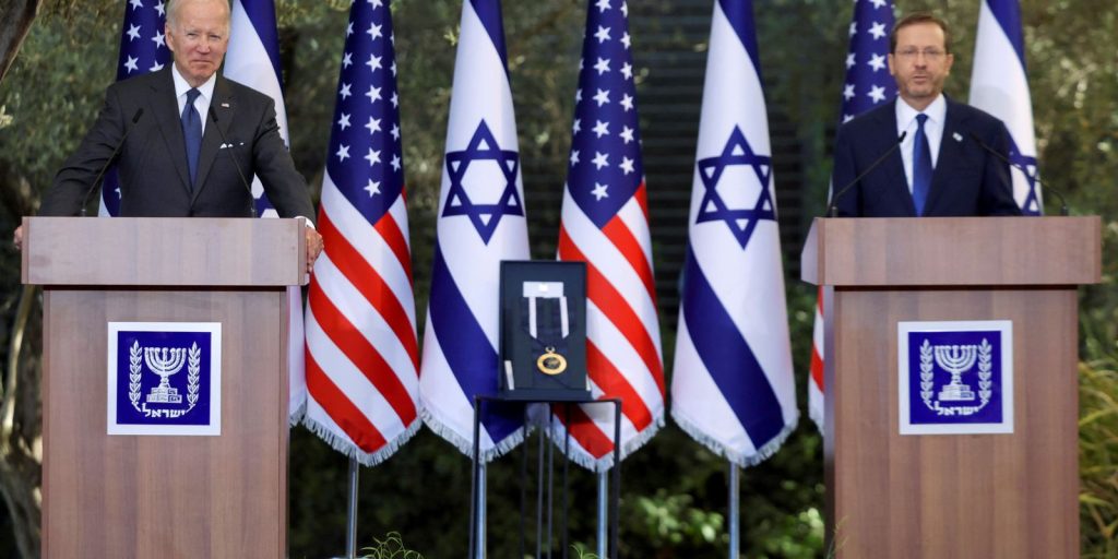 On Israel, Biden reiterates US support for a two-state solution