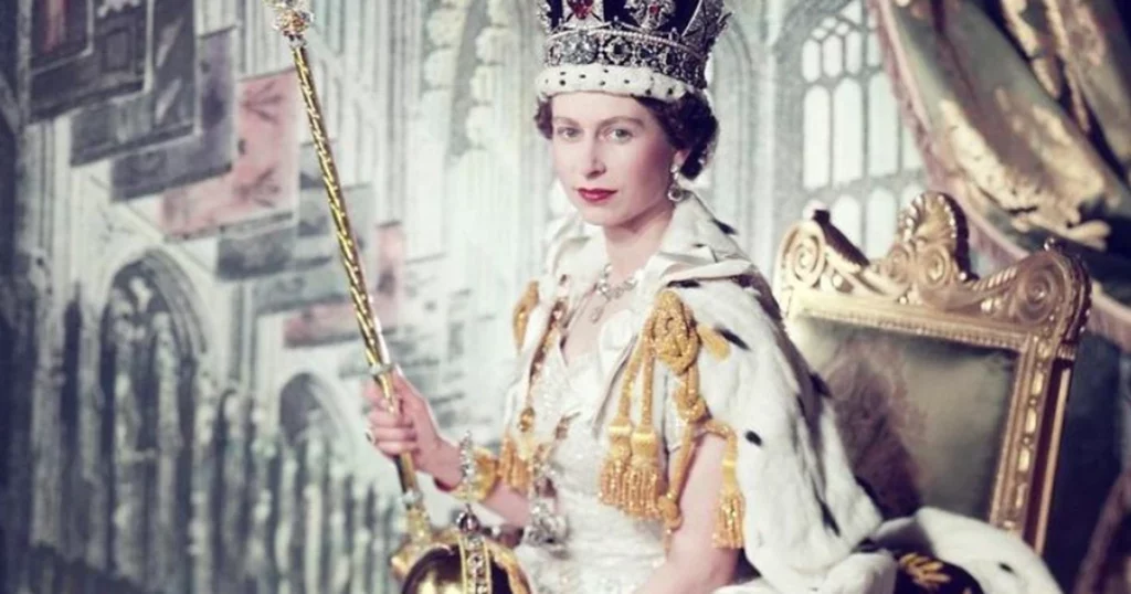 Queen Elizabeth II's coronation dress on display at Windsor Castle