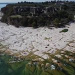 A rocky beach appears in a lake due to severe drought in Italy |  Globalism