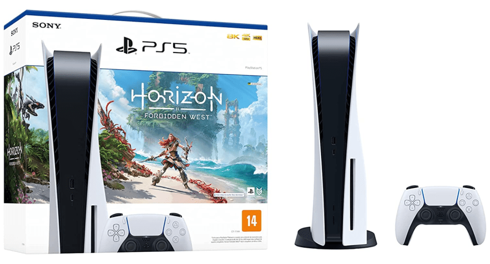 Playstation®5 PS5 Sony 825GB Console with 01 Console + Horizon Forbidden West