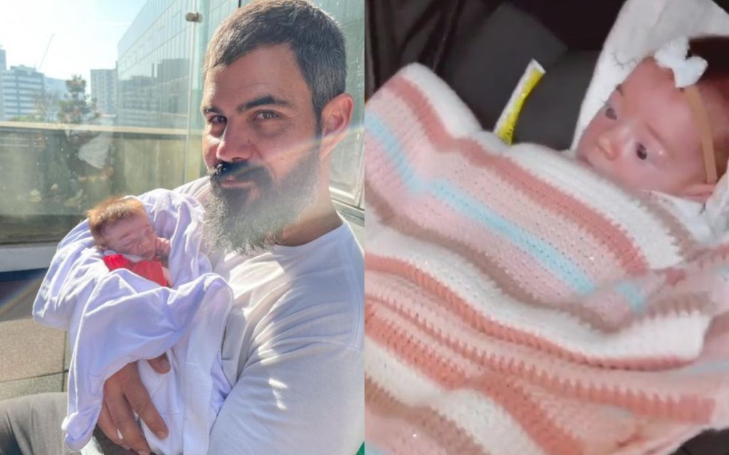 Giuliano Cazari’s daughter was discharged from the hospital and returned home for the first time;  Video · TV news
