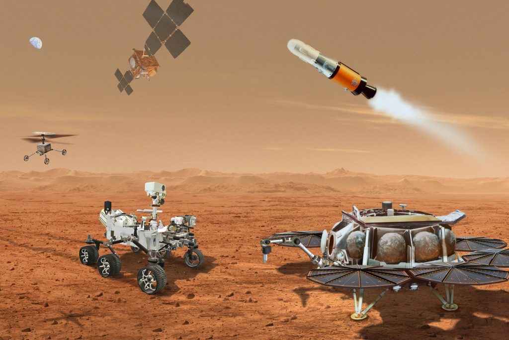 NASA changes its plan and adopts helicopters to bring samples from Mars - 07/08/2022 - Messenger Sidereal