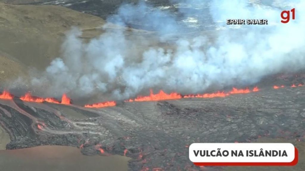 Volcano eruption near the capital of Iceland.  Watch the video |  Globalism