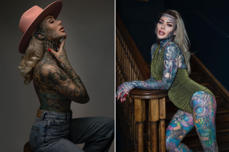 Becky Holt, Britain's most tattooed woman