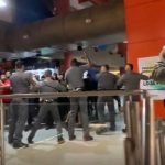 Corinthians and Sao Paulo fans fight at Luz Station