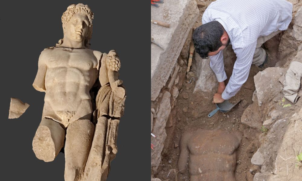 2,000-year-old statue of Hercules found by archaeologists in Greece