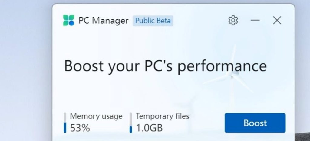 PC Manager: Microsoft launched a manager to improve Windows performance