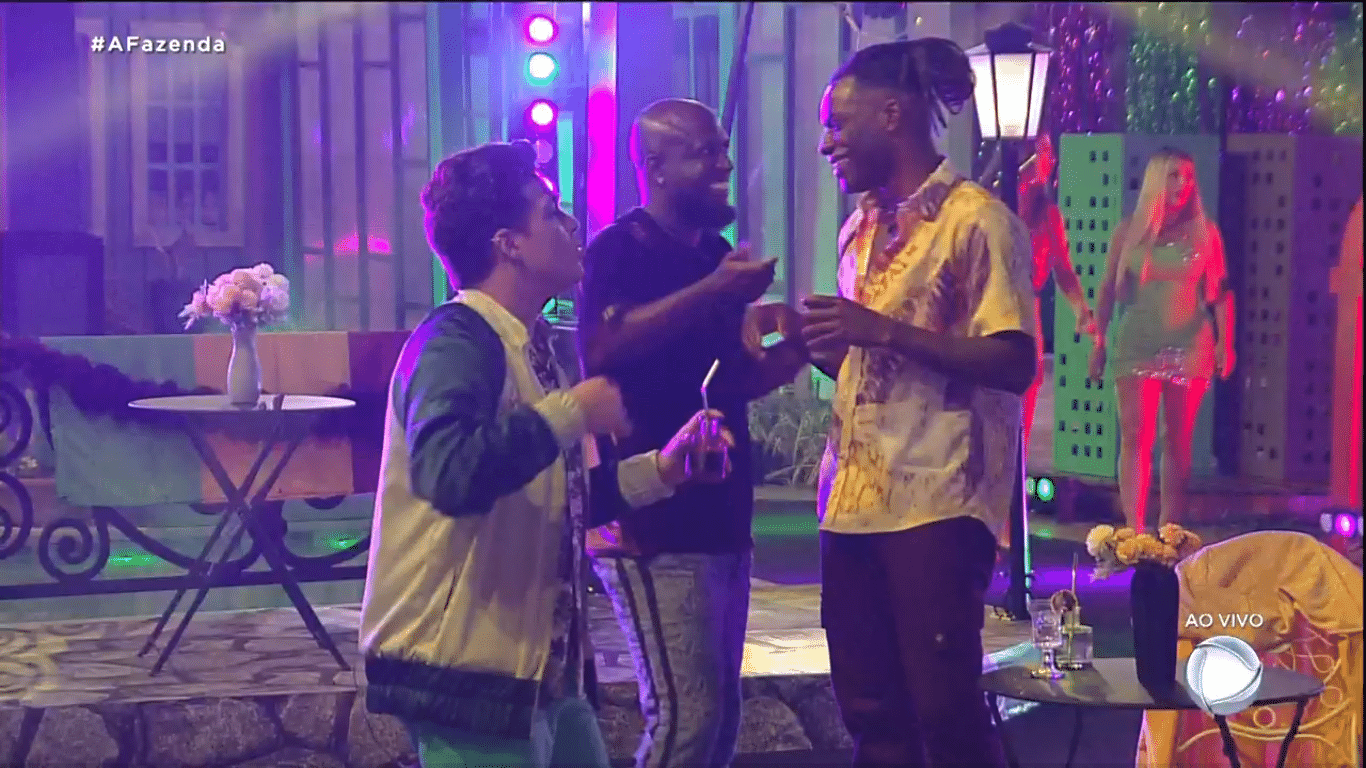 A Fazenda 2022: Alex, Pelé and André have a party - clone / Playplus