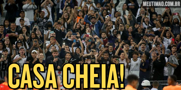 Corinthians have announced the sale of tickets to open training at the New Comica Arena