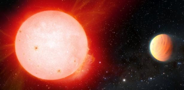 Marshmallow planet near a red dwarf star is of interest to scientists