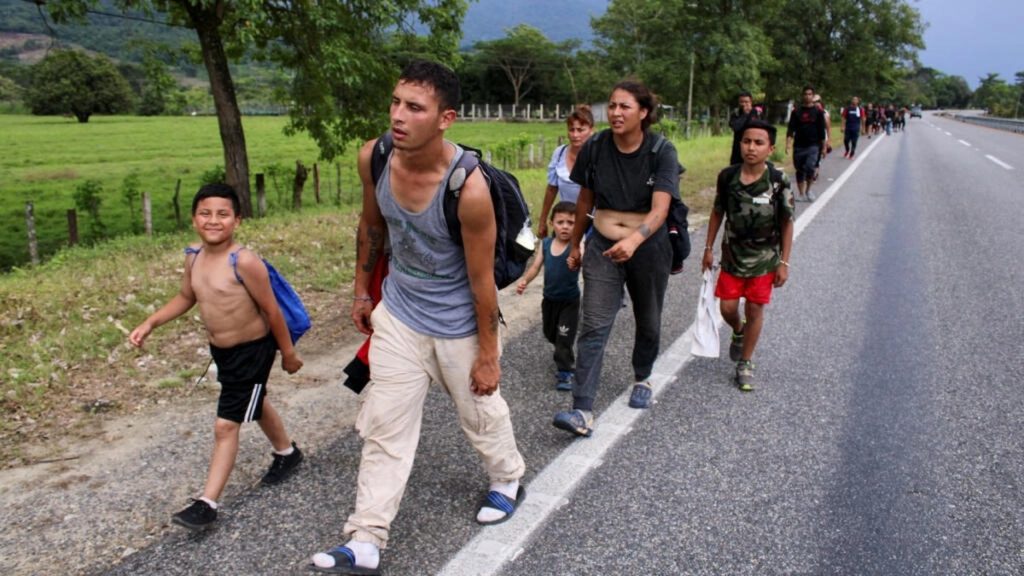 Venezuelan traders try to cross Mexico into the US |  the world