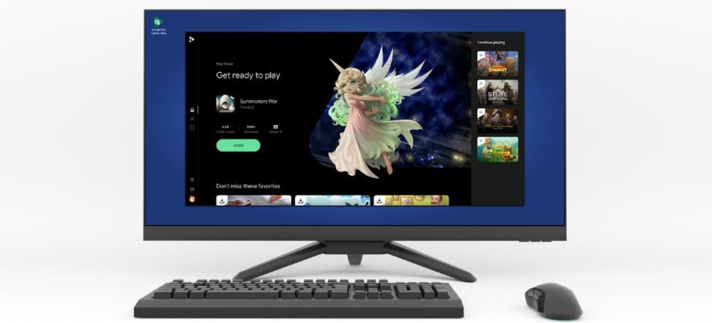 Google Play Games are available on PC;  INSTALL NOW