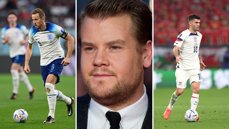 Fans say the loser of the USA v England game should stick with James Corden