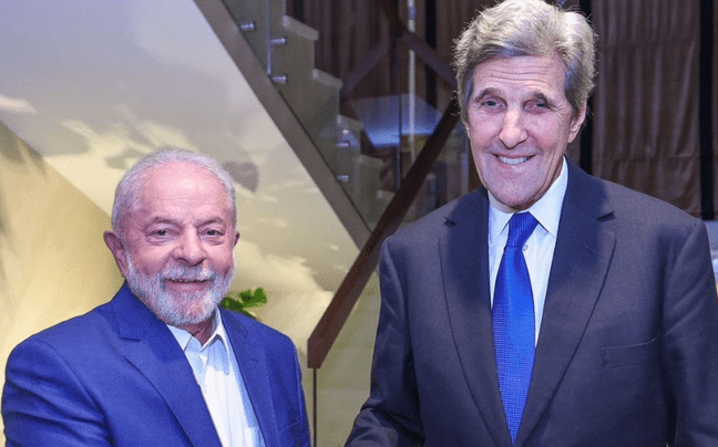 Lula and US Climate Envoy John Kerry