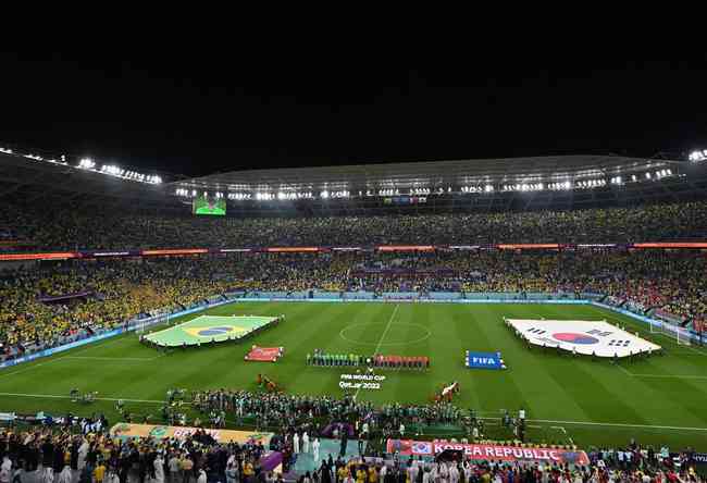 Pictures of the duel between Brazil and South Korea, for the round of 16 of the World Cup in Qatar, in Est