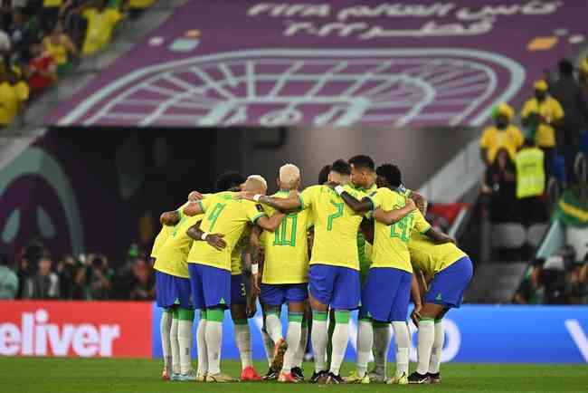 Pictures of the duel between Brazil and South Korea, for the round of 16 of the World Cup in Qatar, in Est