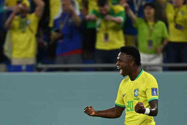 Pictures of the duel between Brazil and South Korea, for the round of 16 of the World Cup in Qatar, in Est